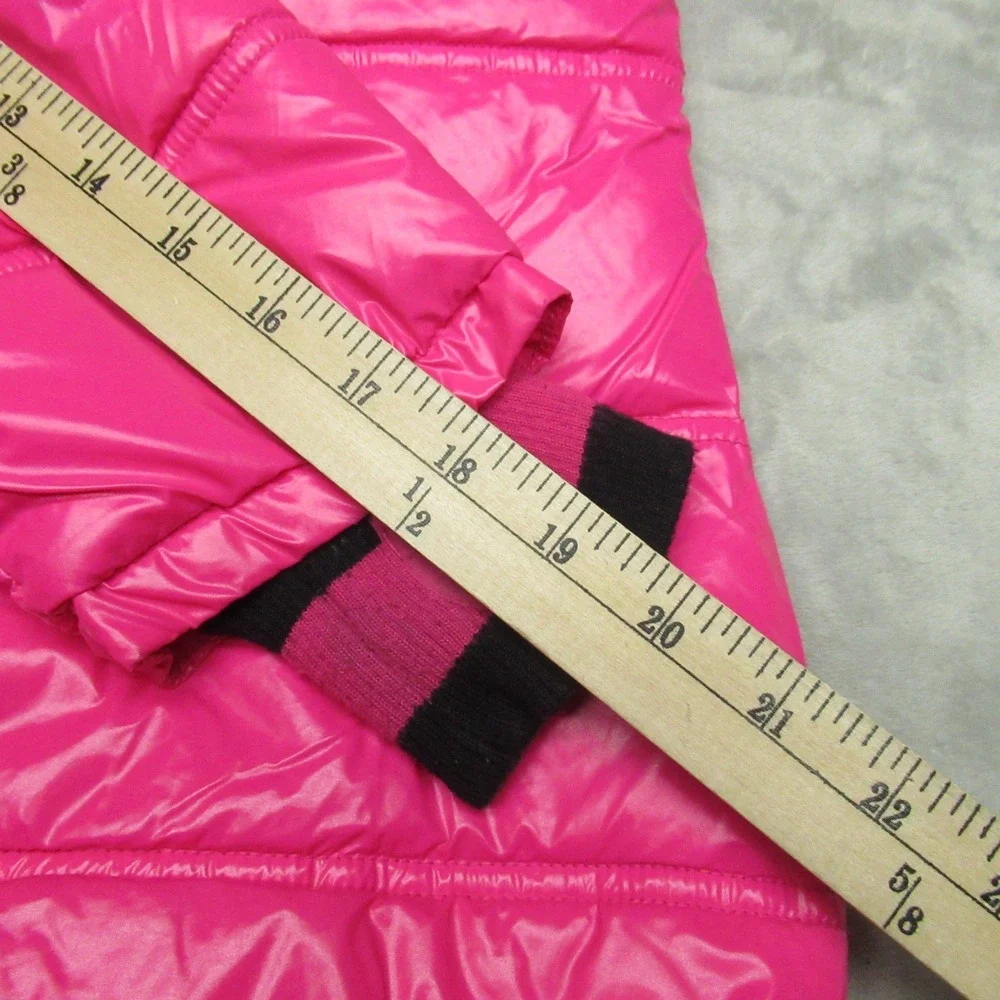 Jordan Flight Jacket Girls Large 12-13 Yrs Pink‎ Insulated Hooded Quilted Puffer